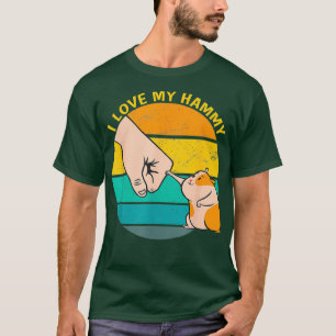 I Love My Hammy Cute Hamster Lover Gift T-Shirt
