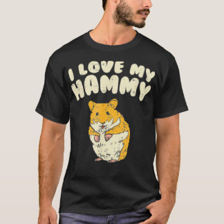 I Love My Hammy - Cute Hamster T-Shirt