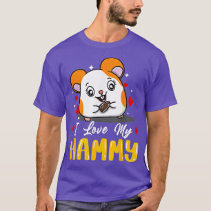I Love My Hammy Kawaii Hamster Lover Gift T-Shirt