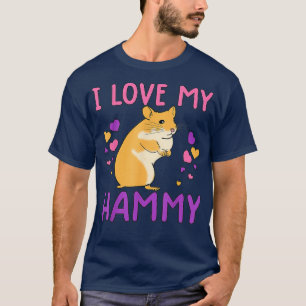 i love my hammy t shirt funny i love my hamster