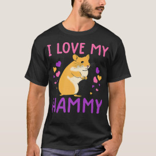 i love my hammy t shirt funny i love my hamster