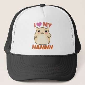 I Love My Hammy Trucker Hat