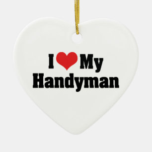 I Love My Handyman Ornament