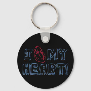 I Love My Heart Key Ring