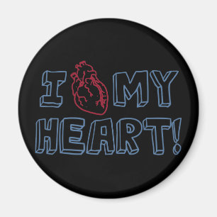 I Love My Heart Magnet