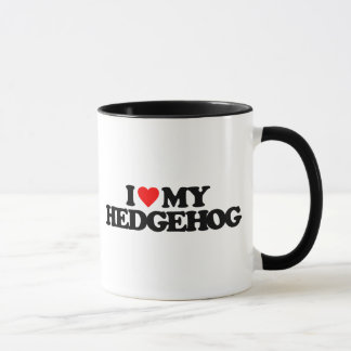 I LOVE MY HEDGEHOG MUG