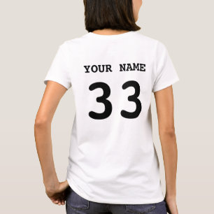 I Love My Hockey Goalie T-Shirt, Back Print T-Shirt