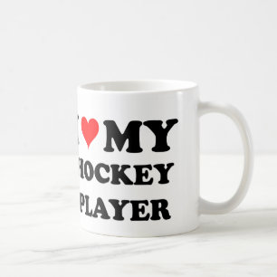 I Love My Hockey Player Coffee Mug