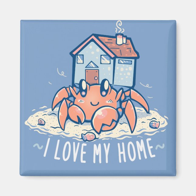 I Love my Home Magnet (Front)