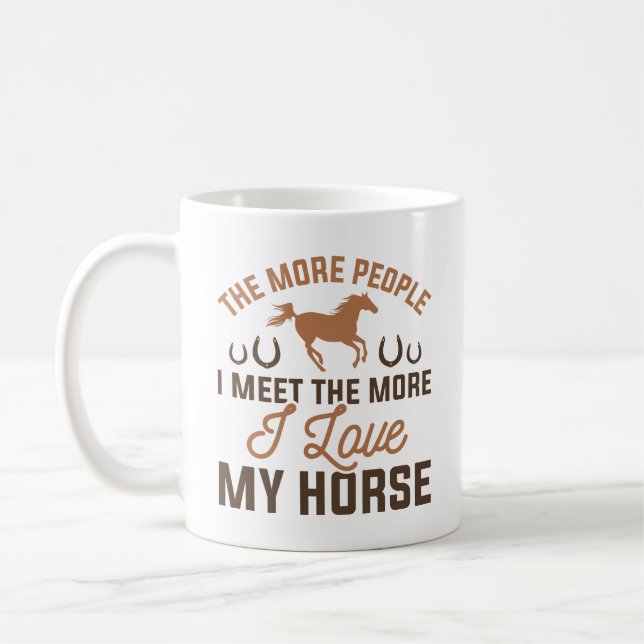 I Love My Horse Coffee Mug (Left)