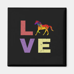 I Love My Horse Horseback Riding Equestrian Gift Magnet