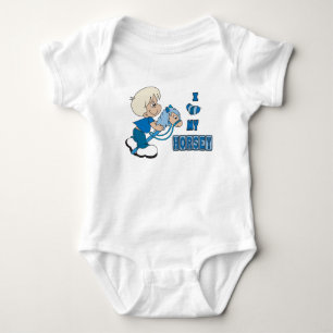 I Love My Horsey Baby Bodysuit