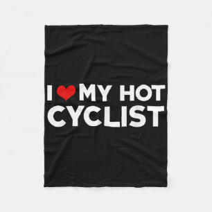 I Love My Hot Badminton Player Husband Wife Boyfri Fleece Blanket