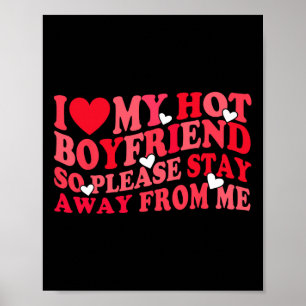 I Love My Hot Boyfriend Please Stay Away From Me V Poster
