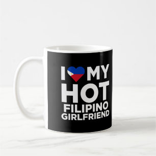 I Love My Hot Filipino Girlfriend Funny Couples Cu Coffee Mug