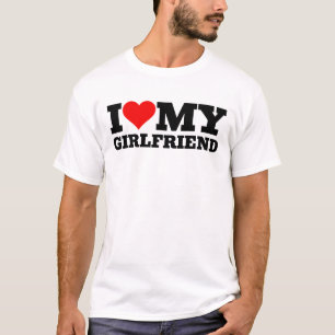 I Love My Hot Girlfriend GF Valentine's Day 1wh1 T-Shirt