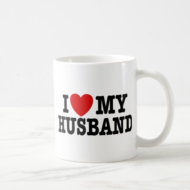 I Love My Husband Coffee Mug (Right)