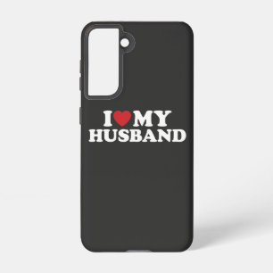 I LOVE MY HUSBAND I Heart Groovy Retro Samsung Galaxy Case