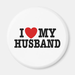 I Love My Husband Magnet