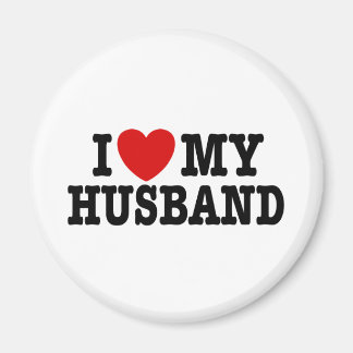 I Love My Husband Magnet