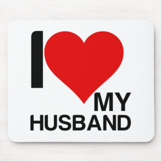I LOVE MY HUSBAND MOUSE MAT