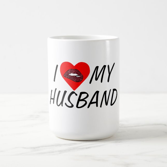 I love my husband mug (Center)