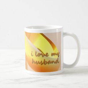 i love my husband mug