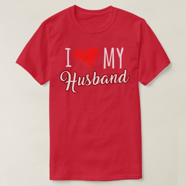 I love my husband T-Shirt (Design Front)