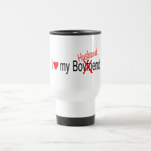 I Love My Husband Travel Mug