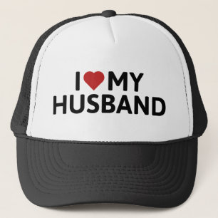 I Love My Husband Trucker Hat
