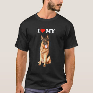 I Love My Husky Dog T-Shirt