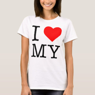 I LOVE MY I HEART MY MALAYSIA T-SHIRT