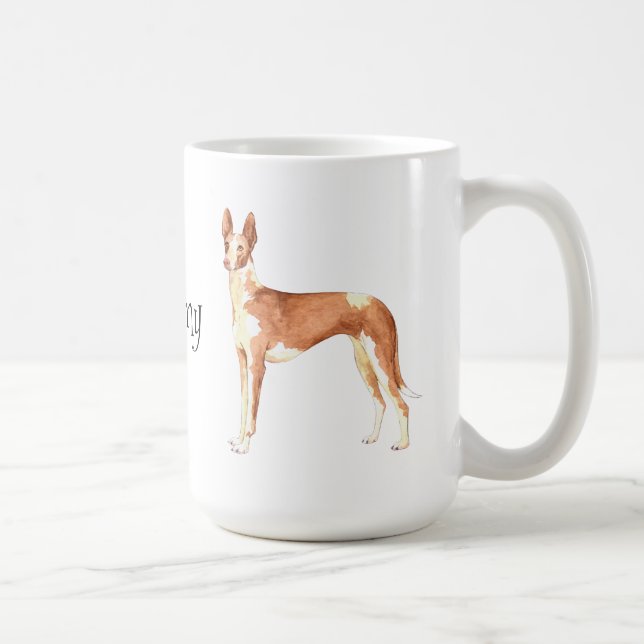 I Love my Ibizan Hound Coffee Mug (Right)