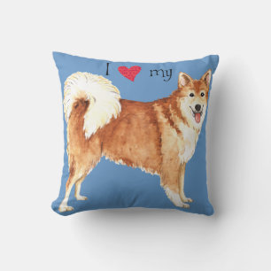 I Love my Icelandic Sheepdog Cushion