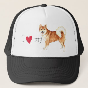 I Love my Icelandic Sheepdog Trucker Hat