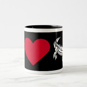 "I Love my Iguana" Two-Tone Coffee Mug