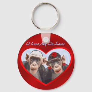 I LOVE MY IN-LAWS-KEYCHAIN KEY RING