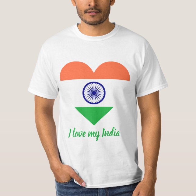 I love my India t-shirt (Front)