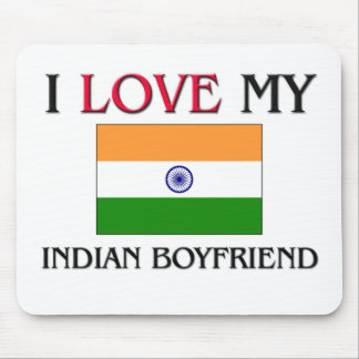 I Love My Indian Boyfriend Mouse Mat