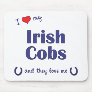 I Love My Irish Cobs (Multiple Horses) Mouse Mat