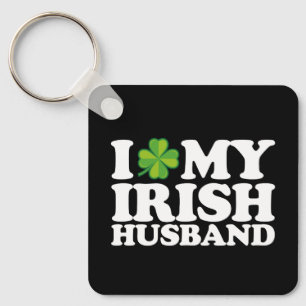 I Love My Irish Husband Couple St Patrick's Day Key Ring