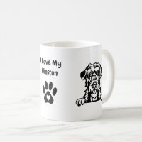 I Love my IRISH WOLFHOUND | Dog Name & Paw Print