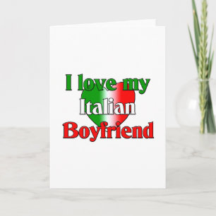 I  Love My Italian Boyfriend Holiday Card