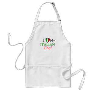 I Love My Italian Chef Standard Apron