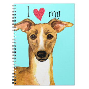 I Love my Italian Greyhound Notebook