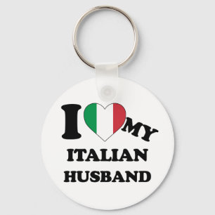 I love my Italian Husband Key Ring