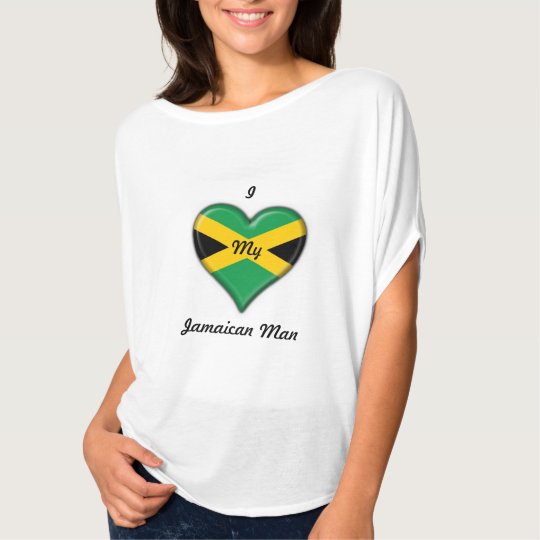"I Love My Jamaican Man" Women's - T- Shirt