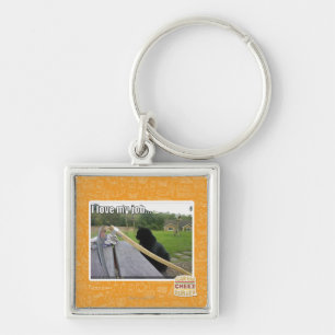 I love my job key ring