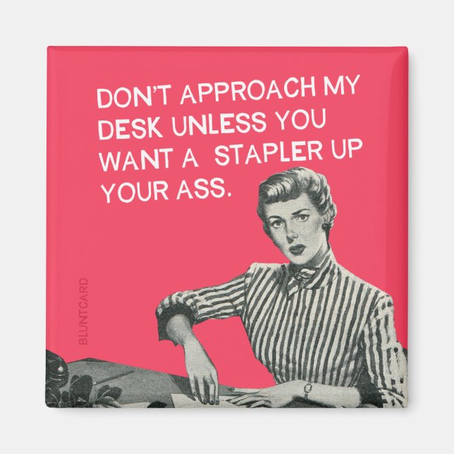 I love my job magnet (Front)