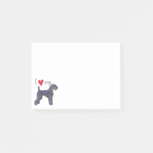 I Love my Kerry Blue Terrier Post-it Notes